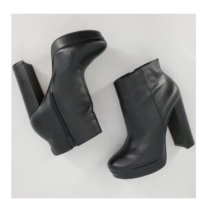 ALDO Black Platform Heel Boots
